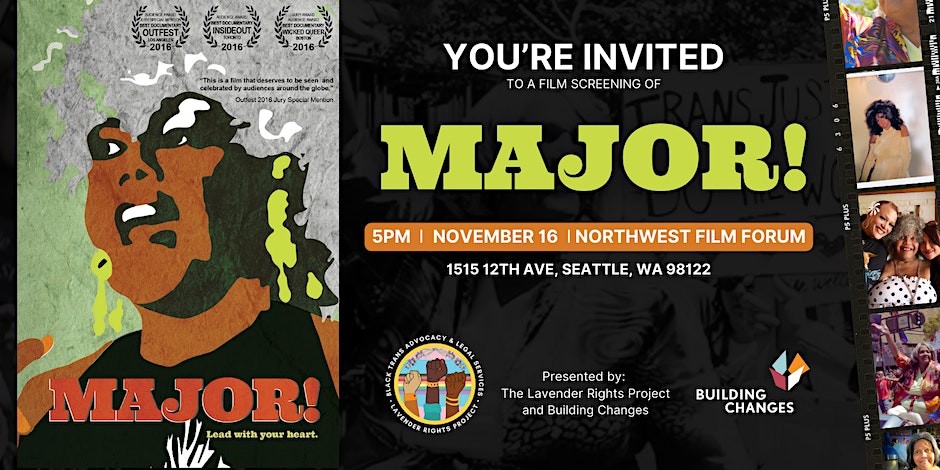 Movie Poster of Major! with film screening information