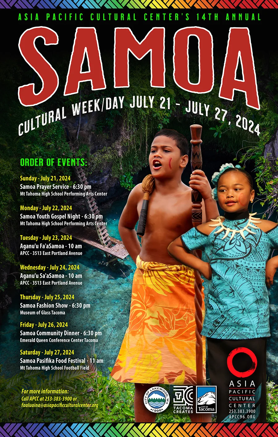 Advertisement for Samoa Cultural Week