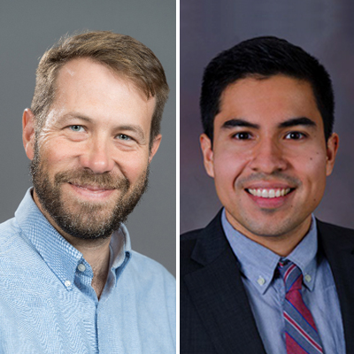 Photo of Dr. John Heintzman and Dr. Miguel Marino from Oregon Health & Science University