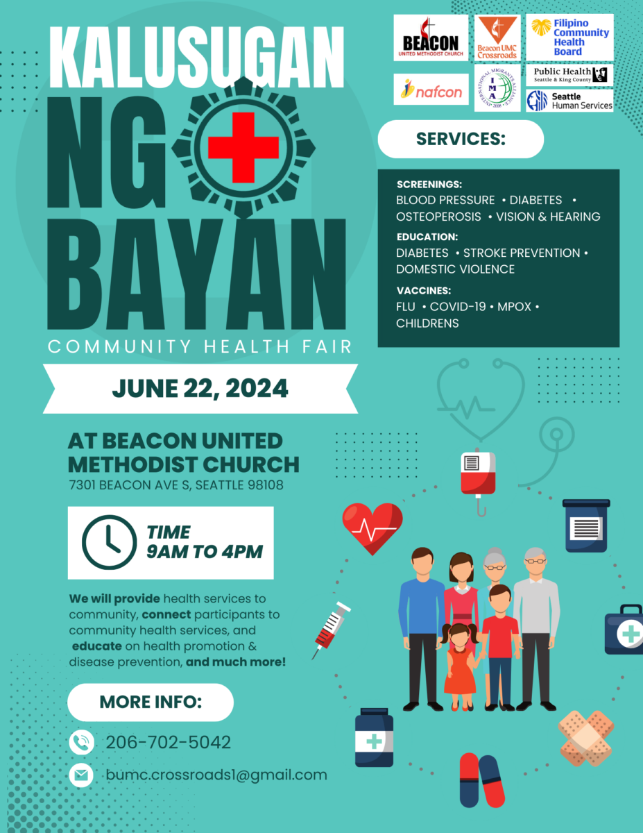 Advertisement for Kalusugan Ng Bayan Community Health event