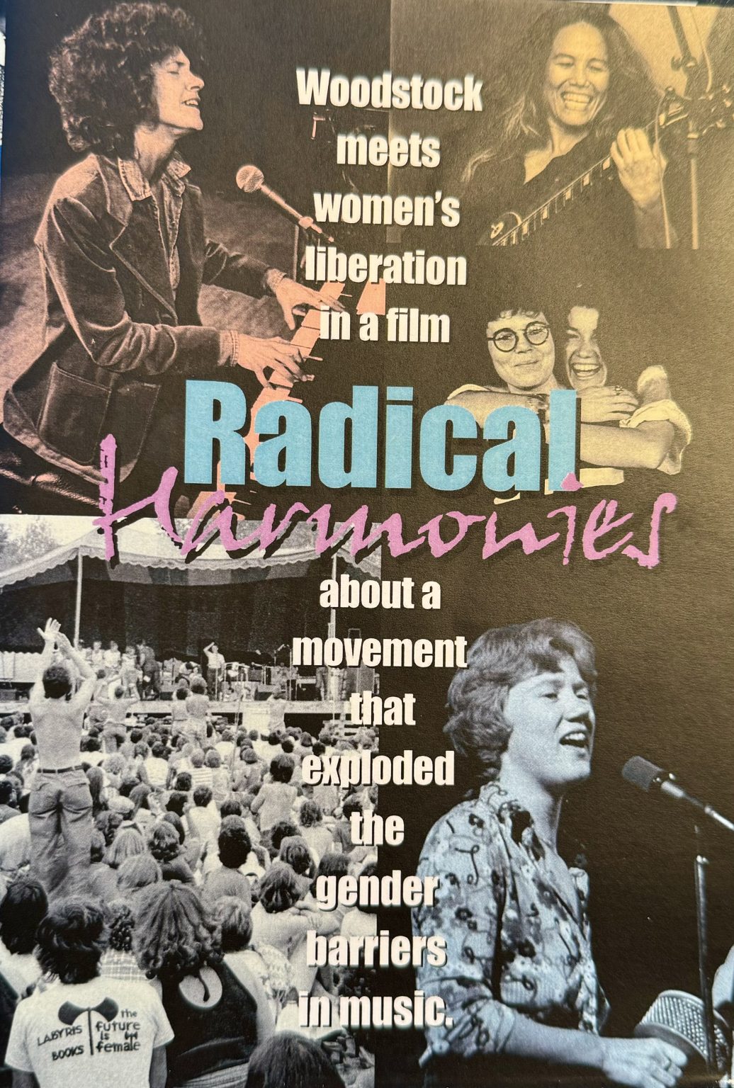Advertisement for the Radical Harmonies Film