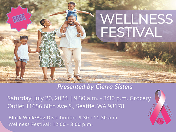 Advertisement for the Cierra Sisters Wellness Festival