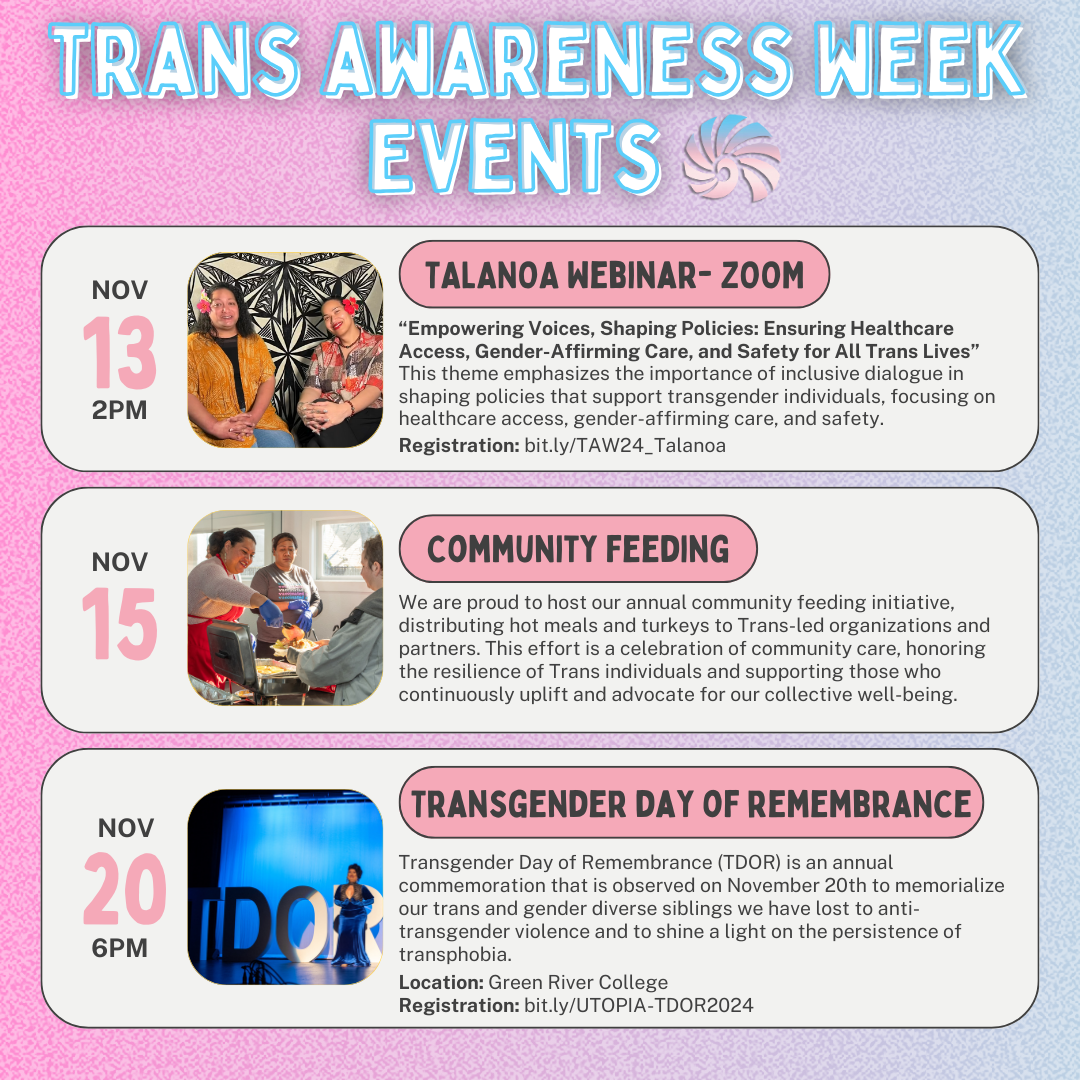 Trans Awareness Week 2024