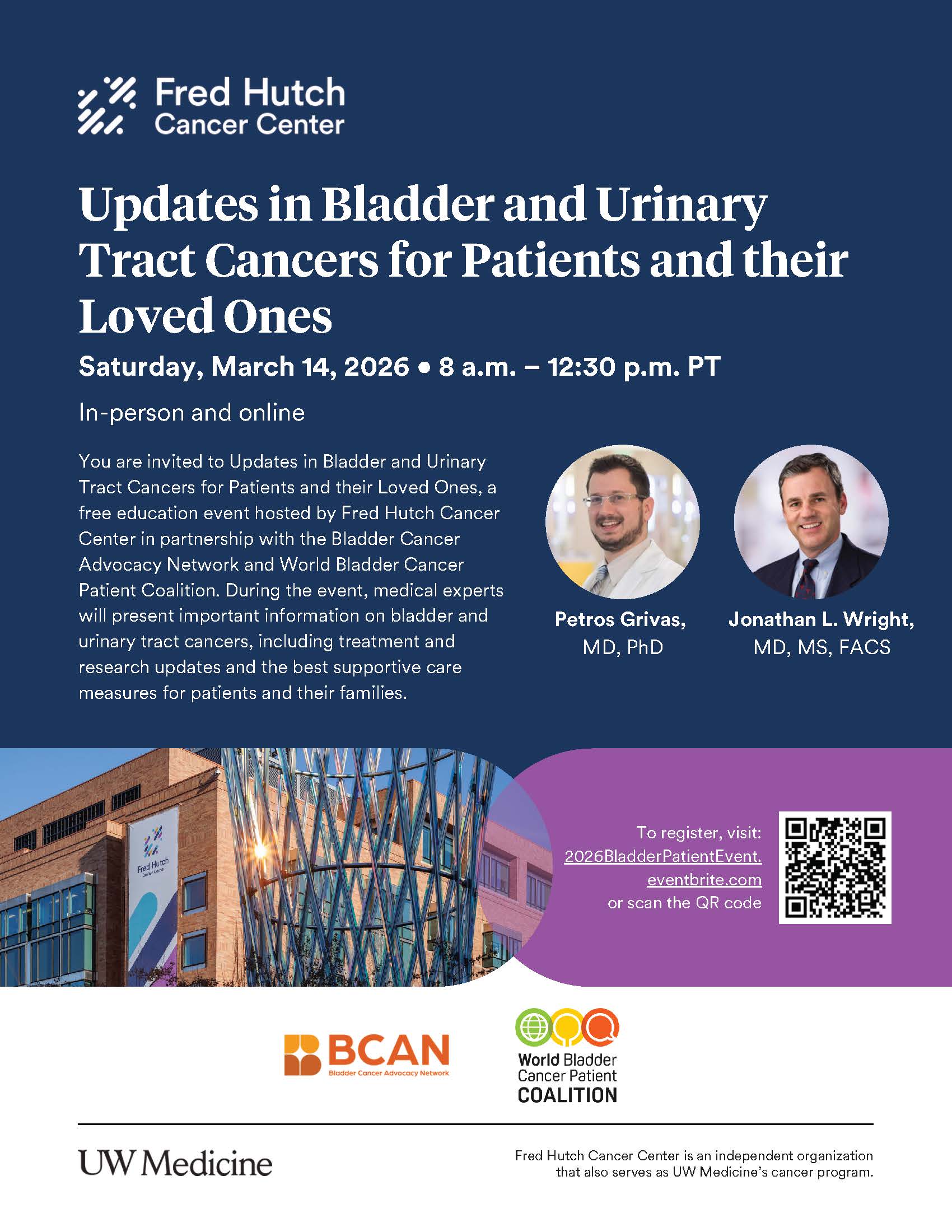 Fred Hutch - Updates in Bladder & Urinary Tract Cancers for Patients ...